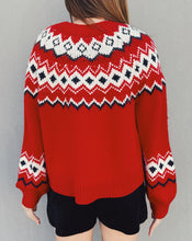 Load image into Gallery viewer, Z SUPPLY: ADORNMENT SWEATER - FESTIVE RED
