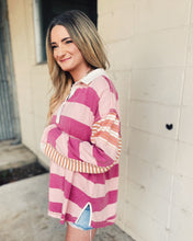 Load image into Gallery viewer, FREE PEOPLE: ASTER STRIPE TEE - FARM COMBO
