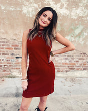 Load image into Gallery viewer, SADIE &amp; SAGE: ARCHIVIST MINI DRESS - RED
