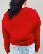 Load image into Gallery viewer, BLOCK LETTER GAME DAY SWEATER - RED
