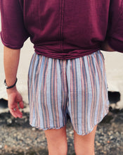 Load image into Gallery viewer, FREE PEOPLE: DAY TO DAY FLANNEL BOXER - BLUE COMBO
