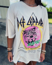 Load image into Gallery viewer, DAYDREAMER: DEF LEPPARD ONE SIZE TEE - SOLD OUT 1983
