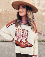Load image into Gallery viewer, BOHO RODEO CHUNKY SWEATER - IVORY
