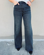 Load image into Gallery viewer, DAZE: FAR OUT HIGH RISE WIDE LEG - MIDNIGHT
