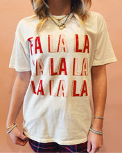 Load image into Gallery viewer, Z SUPPLY: FALALALA BOYFRIEND TEE - SEA SALT
