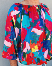 Load image into Gallery viewer, ABSTRACT PRINT FLOWY BLOUSE - MULTI
