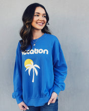 Load image into Gallery viewer, Z SUPPLY: VACAY SUNDAY SWEATSHIRT - RIVIERA
