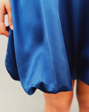 Load image into Gallery viewer, MIDNIGHT BUBBLE DRESS - NAVY
