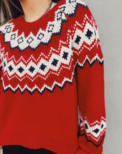 Load image into Gallery viewer, Z SUPPLY: ADORNMENT SWEATER - FESTIVE RED
