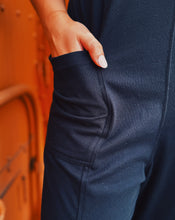 Load image into Gallery viewer, Z SUPPLY: BRASILIA JUMPSUIT - TRUE BLACK
