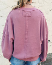 Load image into Gallery viewer, FREE PEOPLE: SKYLINE TEE - ROSE RAISIN
