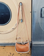 Load image into Gallery viewer, HOBO: MIA CRESCENT SMALL HOBO - WARM CASHEW
