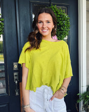 Load image into Gallery viewer, FREE PEOPLE: ELSIE SWING TEE - WARM OLIVE
