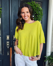 Load image into Gallery viewer, FREE PEOPLE: ELSIE SWING TEE - WARM OLIVE
