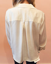 Load image into Gallery viewer, Z SUPPLY: ANA SATIN TOP - CLOUD
