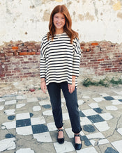 Load image into Gallery viewer, FREE PEOPLE: 2 SENSE LONG SLEEVE - IVORY COMBO
