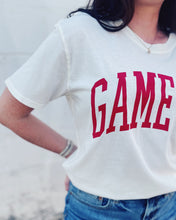 Load image into Gallery viewer, Z SUPPLY: GAME ON BOYFRIEND TEE - SEA SALT
