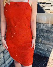 Load image into Gallery viewer, STEVE MADDEN: MAUREENE DRESS - SALSA RED
