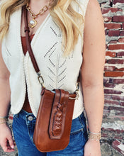 Load image into Gallery viewer, HOBO: EXPEDITON PHONE CROSSBODY - PECAN RIDGE
