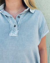 Load image into Gallery viewer, FREE PEOPLE: KEEP ON POLO - POLAR FOG
