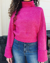 Load image into Gallery viewer, STEVE MADDEN: ADELADE SWEATER - PINK CARNATION
