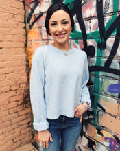 Load image into Gallery viewer, Z SUPPLY COMING UP SWEATER - BLUE LIGHT
