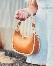 Load image into Gallery viewer, HOBO: MIA CRESCENT SMALL HOBO - WARM CASHEW
