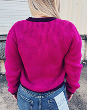 Load image into Gallery viewer, STEVE MADDEN: FANTINO SWEATER JACKET - FUSCHIA
