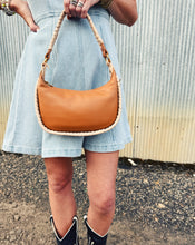 Load image into Gallery viewer, HOBO: MIA CRESCENT SMALL HOBO - WARM CASHEW
