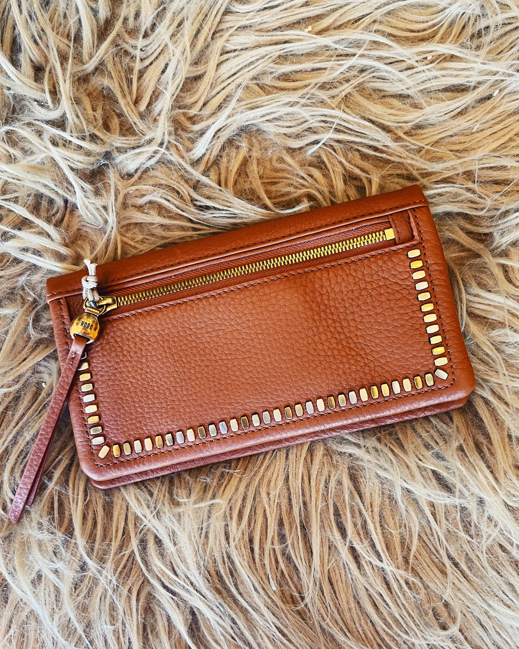 HOBO: LUMEN CONTINETAL WALLET - WARM HONEY