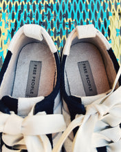 Load image into Gallery viewer, FREE PEOPLE: ACES TENNIS SHOE - BLACK/OYSTER COMBO
