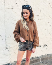 Load image into Gallery viewer, FREE PEOPLE: THISTLE CARDI MACADMIA

