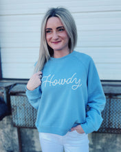 Load image into Gallery viewer, Z SUPPLY: HOWDY SWEATSHIRT - COASTAL BLUE
