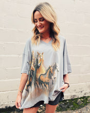 Load image into Gallery viewer, DAYDREAMER: ONE SIZE TEE - WILD HORSES
