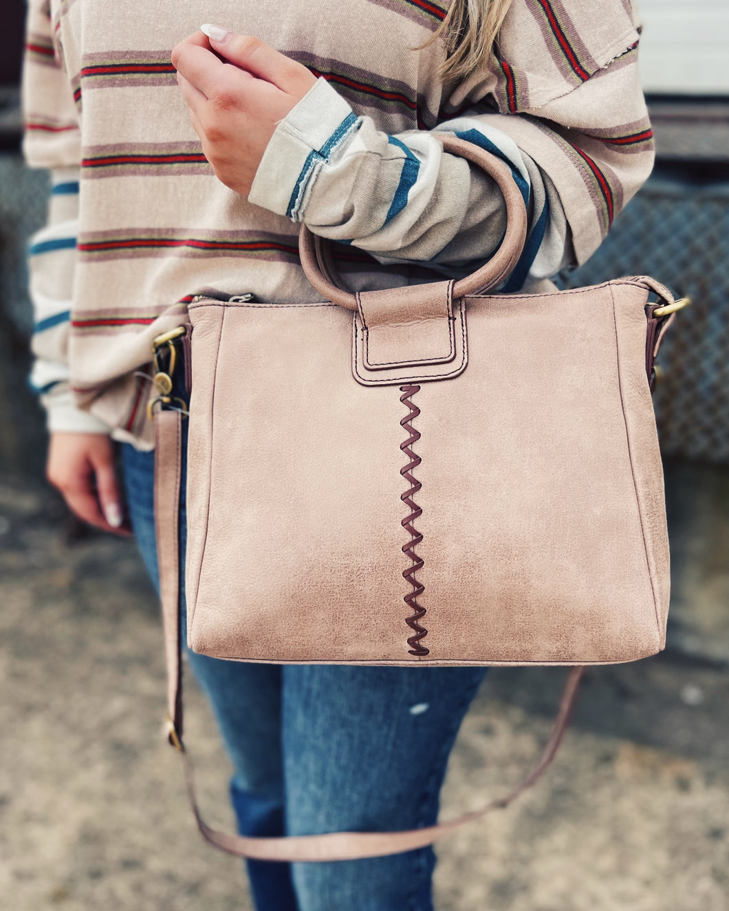 HOBO: SHEILA MEDIUM SATCHEL - HAZEL