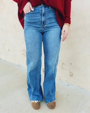 Load image into Gallery viewer, DAZE: FAR OUT HIGH RISE WIDE LEG - MAKE BELIEVE
