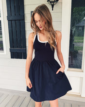 Load image into Gallery viewer, STEVE MADDEN: TOTTENHAM DRESS - BLACK/WHITE
