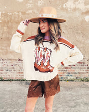 Load image into Gallery viewer, BOHO RODEO CHUNKY SWEATER - IVORY
