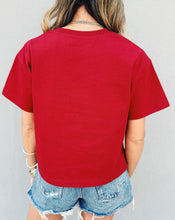 Load image into Gallery viewer, GAMEDAY SOCIAL: SAYLER STAR TEE - RED
