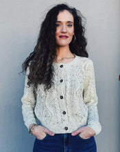 Load image into Gallery viewer, SADIE &amp; SAGE: EFFORTLESS CABLE KNIT CARDIGAN - OATMEAL
