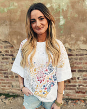 Load image into Gallery viewer, FREE PEOPLE: HEIRLOOM TEE - IVORY COMBO
