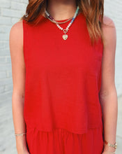 Load image into Gallery viewer, Z SUPPLY: SLOANE LINEN TOP - CHILI PEPPER
