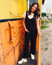 Load image into Gallery viewer, Z SUPPLY: BRASILIA JUMPSUIT - TRUE BLACK
