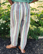 Load image into Gallery viewer, FREE PEOPLE: CHAMBERS LAID BACK STRIPED PANT - IVORY COMBO
