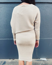 Load image into Gallery viewer, DELUC: KYUX KNIT DRESS - ECRU BEIGE
