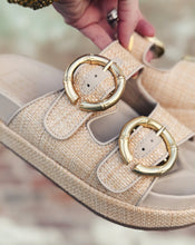 Load image into Gallery viewer, SHU SHOP: LORI SANDAL - NATURAL WOVEN
