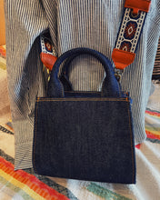 Load image into Gallery viewer, HOBO: CASS SMALL TOTE - DARK DENIM
