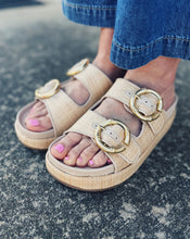 Load image into Gallery viewer, SHU SHOP: LORI SANDAL - NATURAL WOVEN
