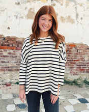 Load image into Gallery viewer, FREE PEOPLE: 2 SENSE LONG SLEEVE - IVORY COMBO
