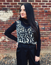 Load image into Gallery viewer, STEVE MADDEN: MILA SWEATER VEST - LEOPARD
